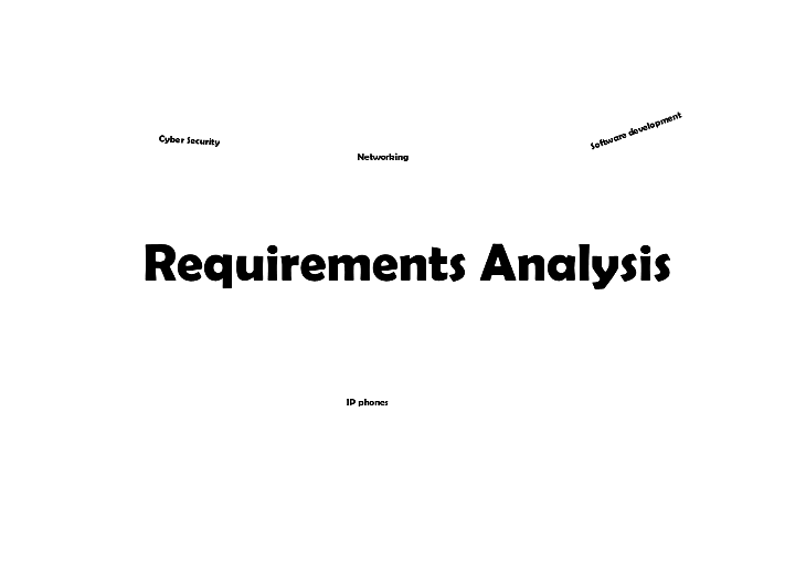 IT Requirements Analysis